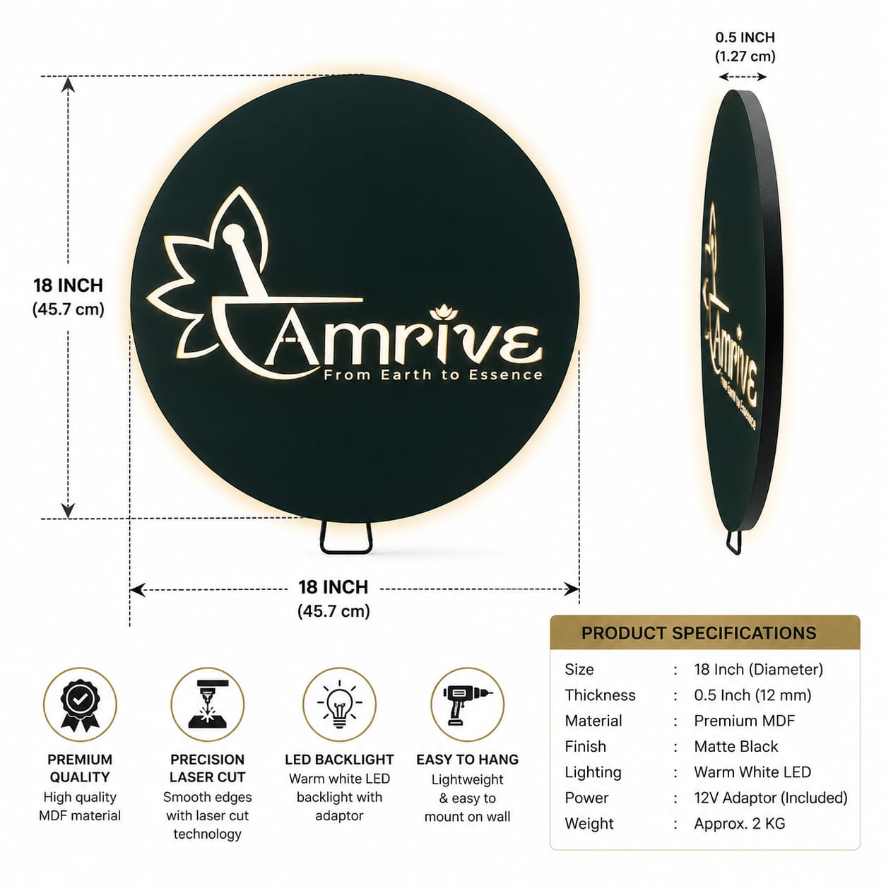 Custom LED Business Logo Signage