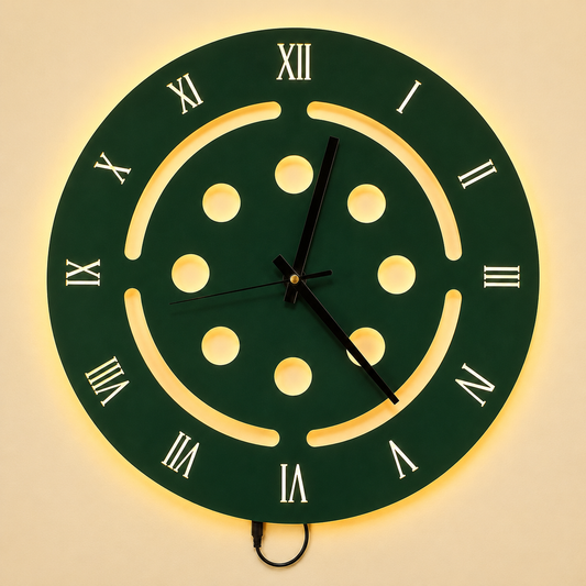 Modern Roman LED Wall Clock