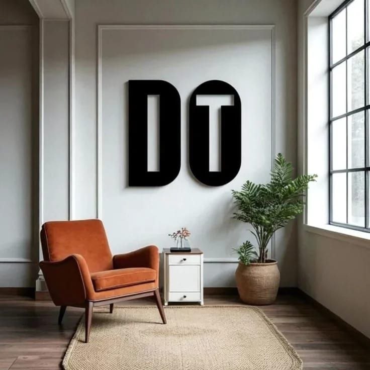 Metal Quotes CNC Metal Cut Wall Decors