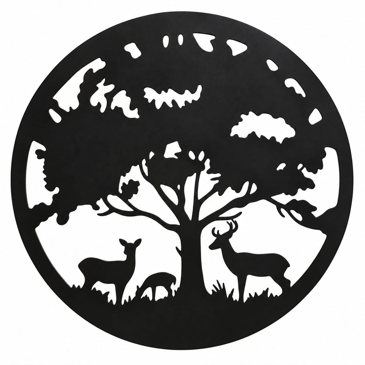 Nature’s Harmony Metal Wall Art