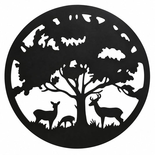 Nature’s Harmony Metal Wall Art