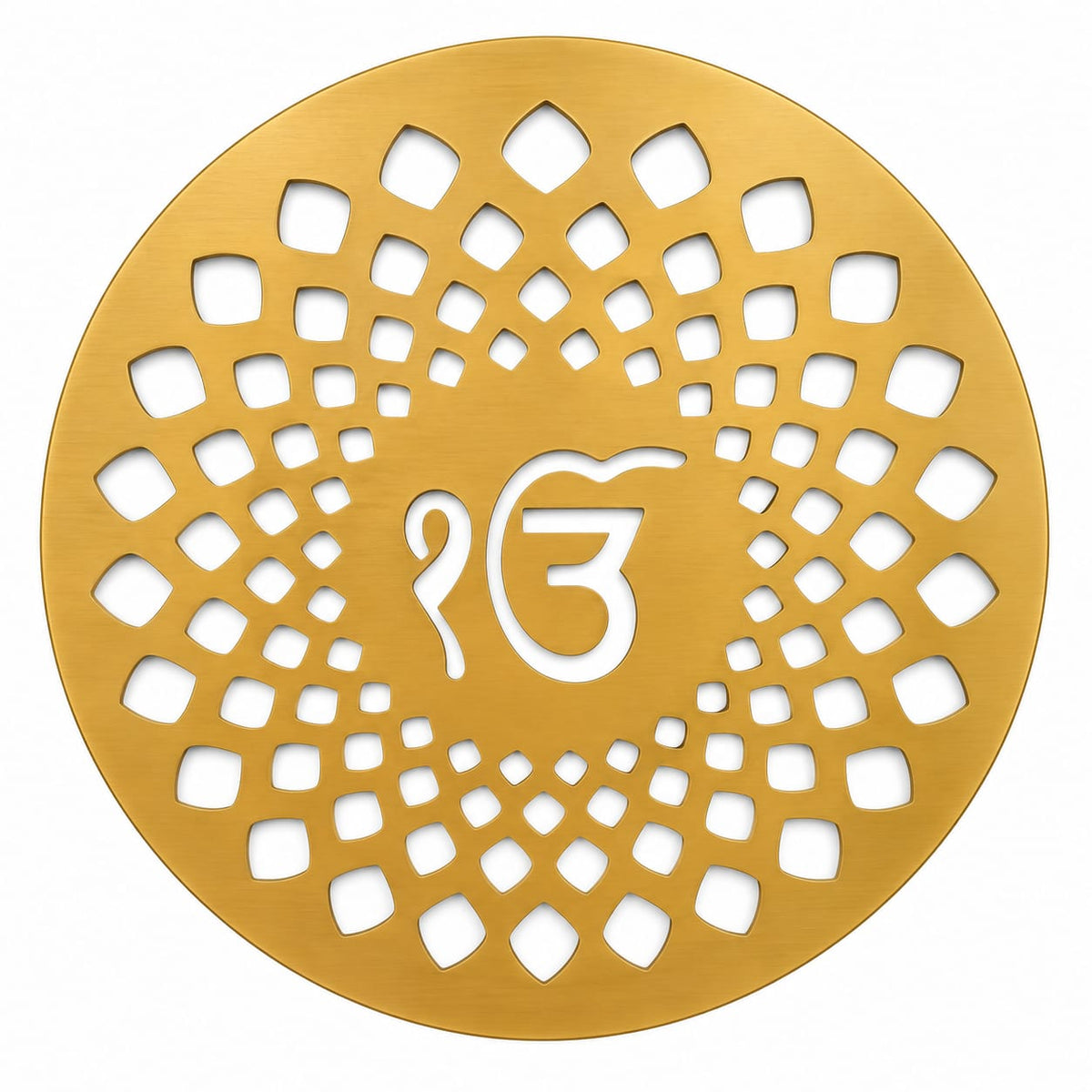 Ik Onkar Aura Premium Brass Wall Plaque