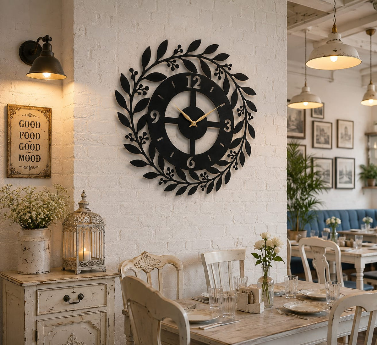 Onur Decors Decorative Metal Wall Clock