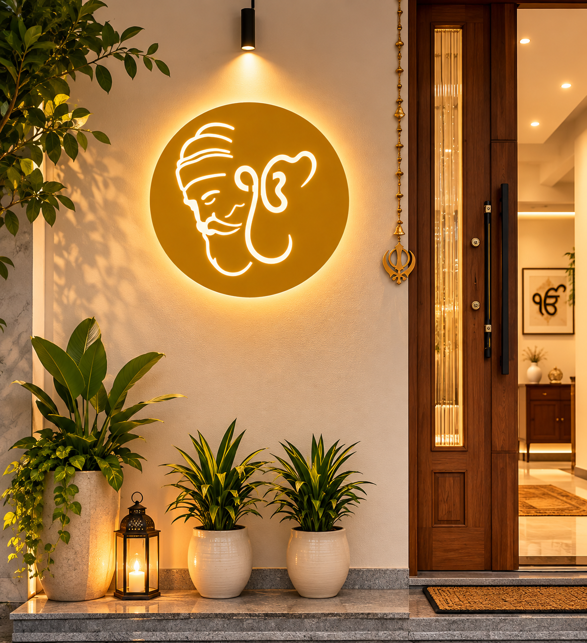 Ek Onkar Metal Wall Decor