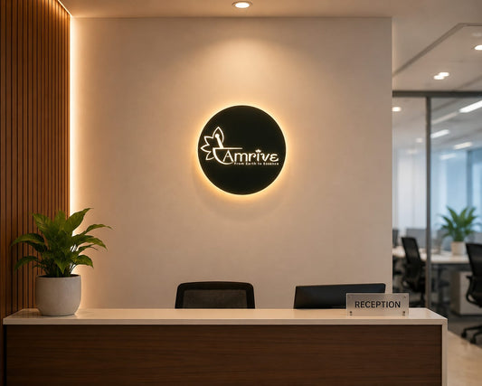 Custom LED Business Logo Signage