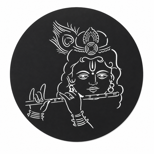Krishna Metal Wall Decor