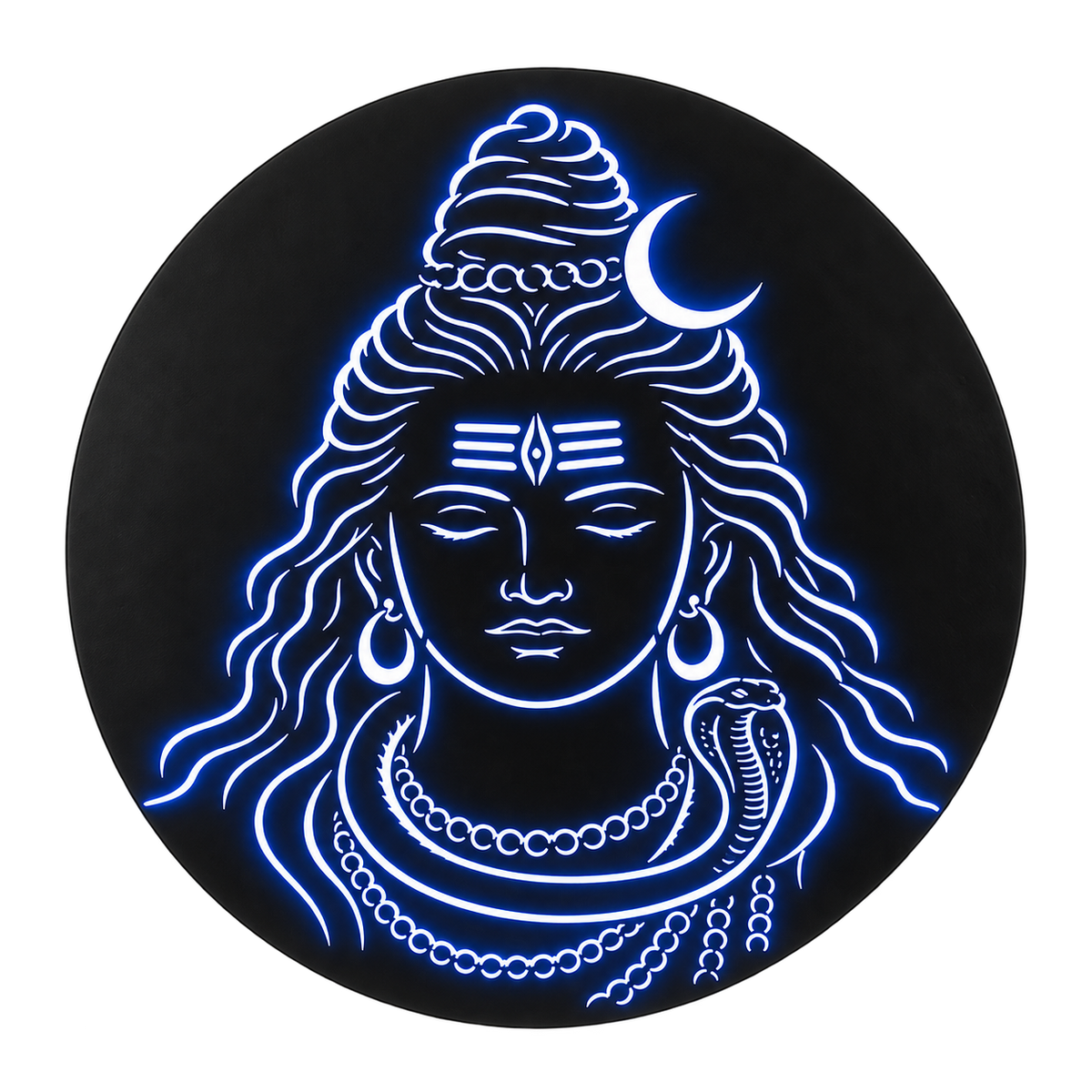 Lord Shiva Metal Wall Decor