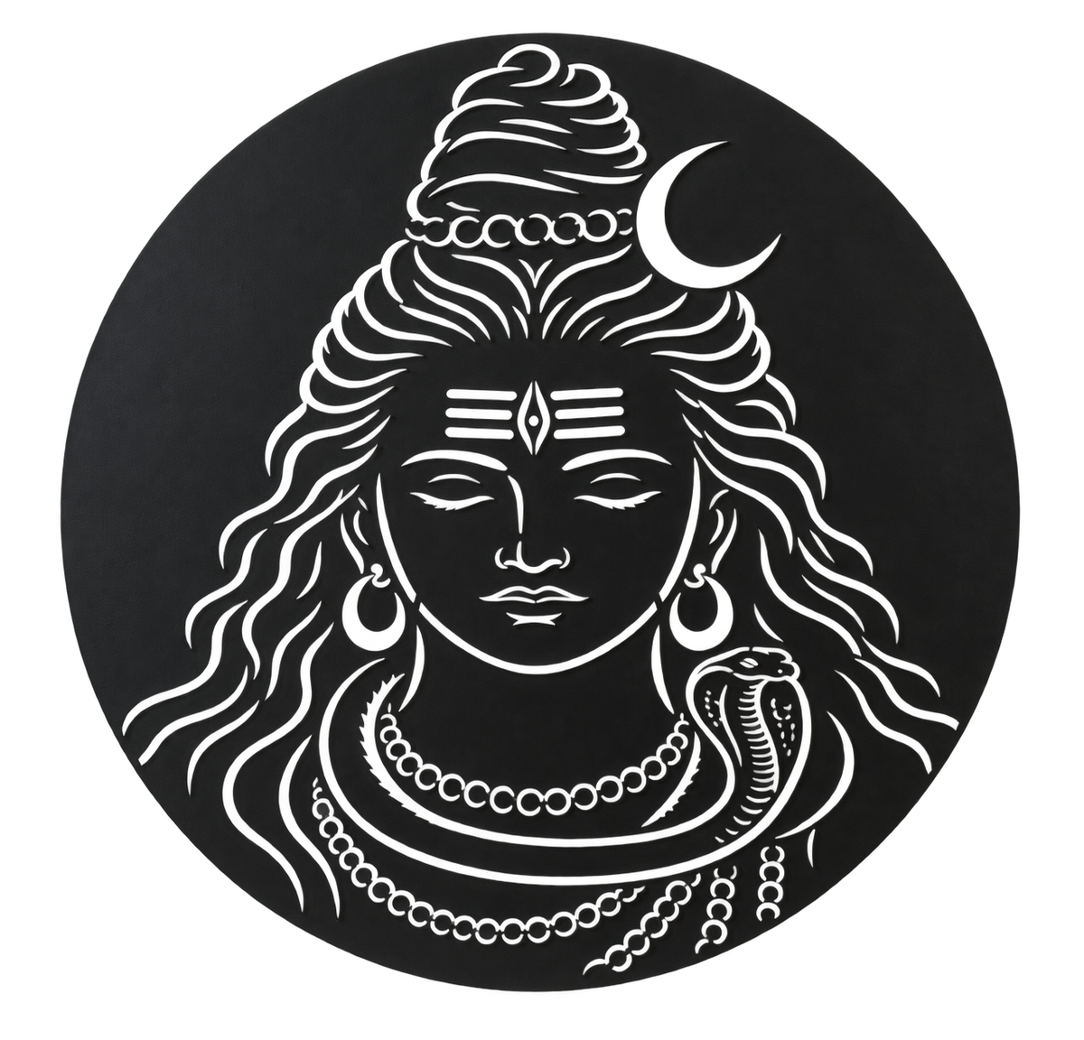 Lord Shiva Metal Wall Decor